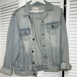 Thread and Supply  Denim Jacket Light/Distressed Wash